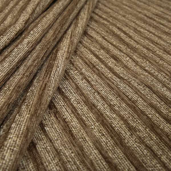 Heavyweight Designer Brown Stripes Pattern Upholstery Fabric SS240315-03