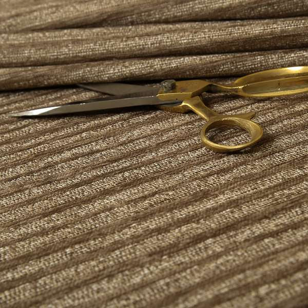 Heavyweight Designer Brown Stripes Pattern Upholstery Fabric SS240315-03