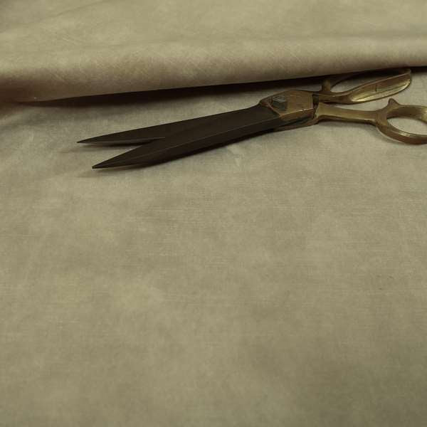 Saluzzo Beige Colour Velvet Smooth Ribbed Velveteen Textured Upholstery Fabric - Roman Blinds