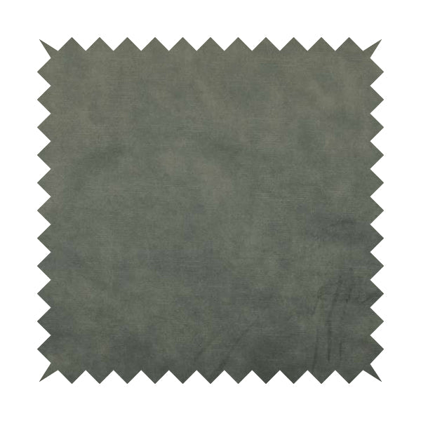 Saluzzo Silver Grey Colour Velvet Smooth Ribbed Velveteen Textured Upholstery Fabric - Roman Blinds