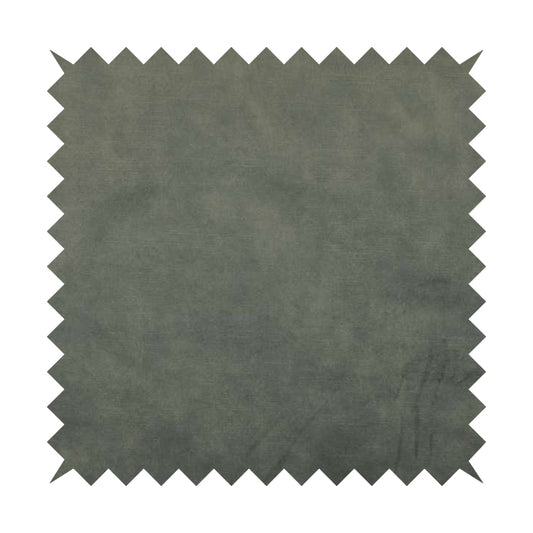 Saluzzo Silver Grey Colour Velvet Smooth Ribbed Velveteen Textured Upholstery Fabric