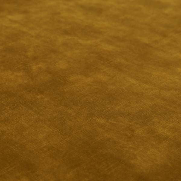 Saluzzo Dusty Gold Yellow Colour Velvet Smooth Ribbed Velveteen Textured Upholstery Fabric - Roman Blinds