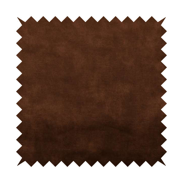 Saluzzo Copper Brown Colour Velvet Smooth Ribbed Velveteen Textured Upholstery Fabric - Roman Blinds