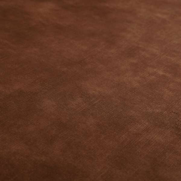 Saluzzo Copper Brown Colour Velvet Smooth Ribbed Velveteen Textured Upholstery Fabric - Handmade Cushions