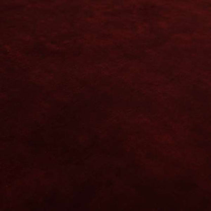 Saluzzo Burgundy Red Colour Velvet Smooth Ribbed Velveteen Textured Upholstery Fabric