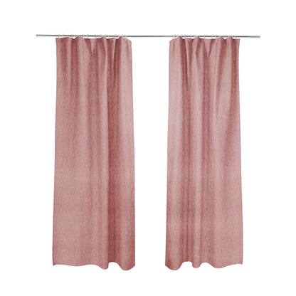 Samaya Cotton Velvet Soft Pastel Coloured Fabric In Pink - Made To Measure Curtains