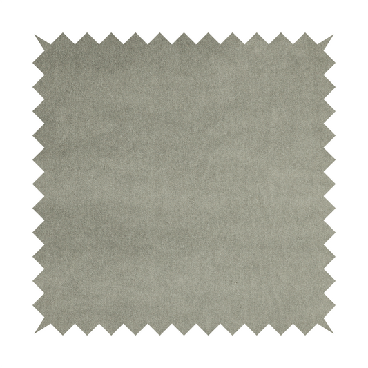 Samaya Cotton Velvet Soft Pastel Coloured Fabric In Grey