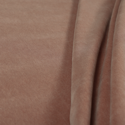 Samaya Cotton Velvet Soft Pastel Coloured Fabric In Soft Pink - Roman Blinds