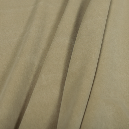 Samaya Cotton Velvet Soft Pastel Coloured Fabric In Beige - Made To Measure Curtains