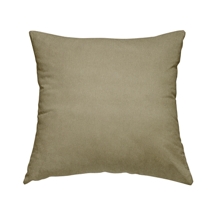 Samaya Cotton Velvet Soft Pastel Coloured Fabric In Beige - Handmade Cushions