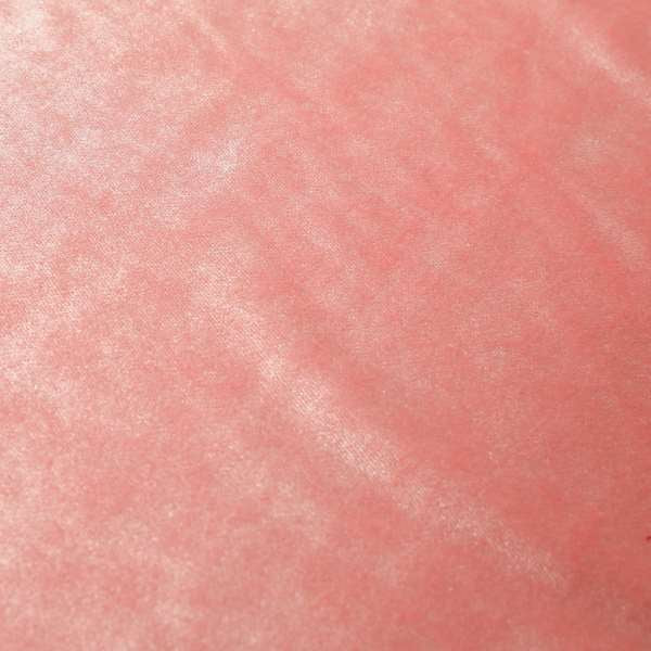Savoy Lustrous Plain Velvet Upholstery Fabrics In Pink Colour