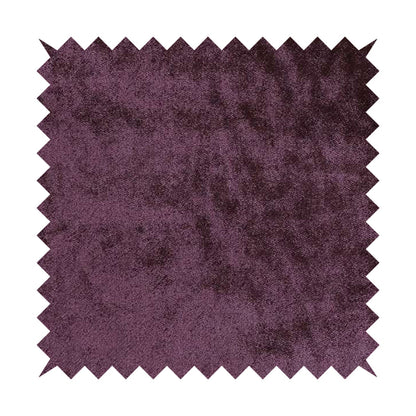 Savoy Lustrous Plain Velvet Upholstery Fabrics In Passion Purple Colour - Roman Blinds