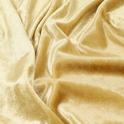 Savoy Lustrous Plain Velvet Upholstery Fabrics In Cream Colour - Roman Blinds