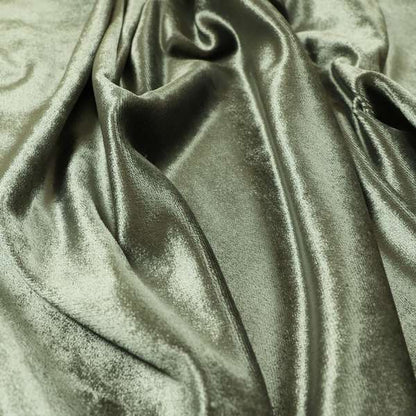 Savoy Lustrous Plain Velvet Upholstery Fabrics In Charcoal Grey Colour