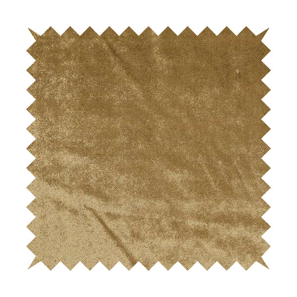 Savoy Lustrous Plain Velvet Upholstery Fabrics In Latte Brown Colour