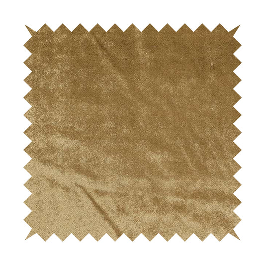 Savoy Lustrous Plain Velvet Upholstery Fabrics In Latte Brown Colour