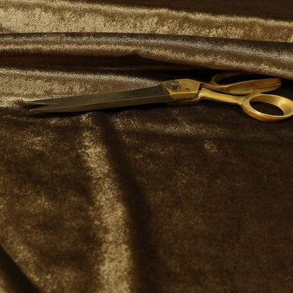Savoy Lustrous Plain Velvet Upholstery Fabrics In Latte Brown Colour - Handmade Cushions