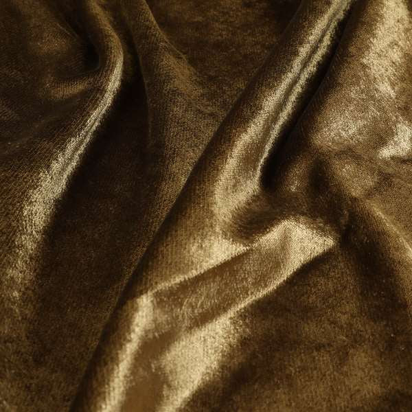 Savoy Lustrous Plain Velvet Upholstery Fabrics In Latte Brown Colour - Handmade Cushions