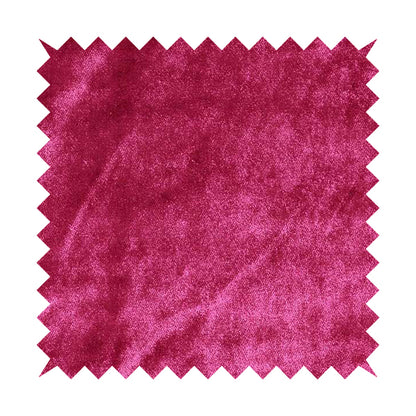 Savoy Lustrous Plain Velvet Upholstery Fabrics In Magenta Pink Colour - Roman Blinds