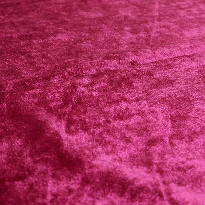 Savoy Lustrous Plain Velvet Upholstery Fabrics In Magenta Pink Colour - Roman Blinds