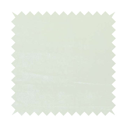 Savoy Lustrous Plain Velvet Upholstery Fabrics In White Colour