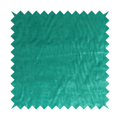 Savoy Lustrous Plain Velvet Upholstery Fabrics In Teal Blue Colour - Handmade Cushions