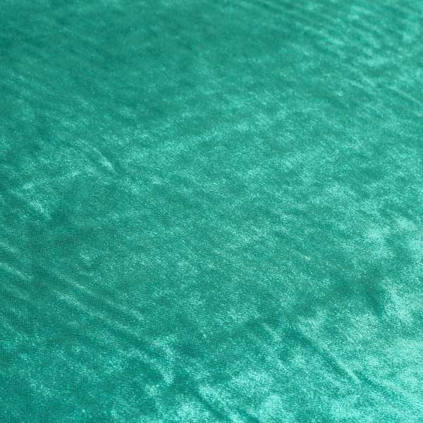 Savoy Lustrous Plain Velvet Upholstery Fabrics In Teal Blue Colour - Handmade Cushions