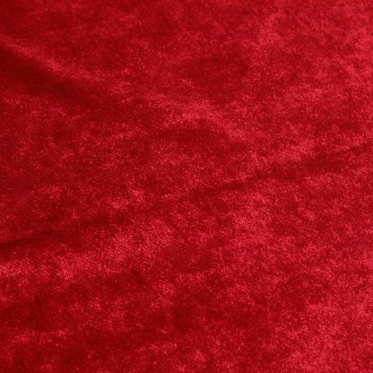 Savoy Lustrous Plain Velvet Upholstery Fabrics In Red Colour - Made To Measure Curtains