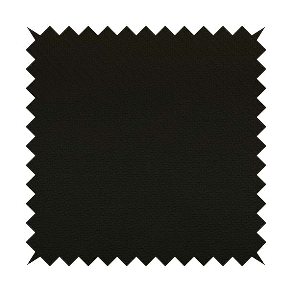 Selvaggio Basket Weave Semi Plain Pattern Faux Leather Upholstery Vinyl In Black Colour