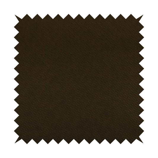 Selvaggio Basket Weave Semi Plain Pattern Faux Leather Upholstery Vinyl In Brown Colour