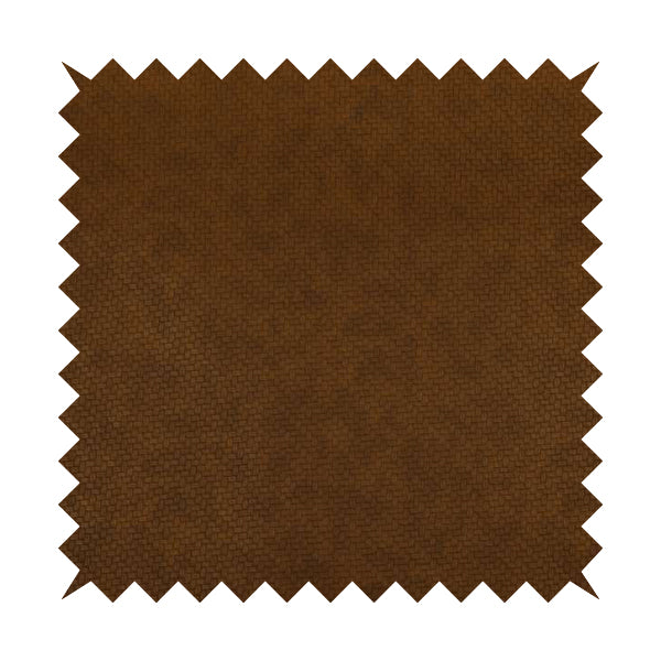 Selvaggio Basket Weave Semi Plain Pattern Faux Leather Upholstery Vinyl In Mocha Colour