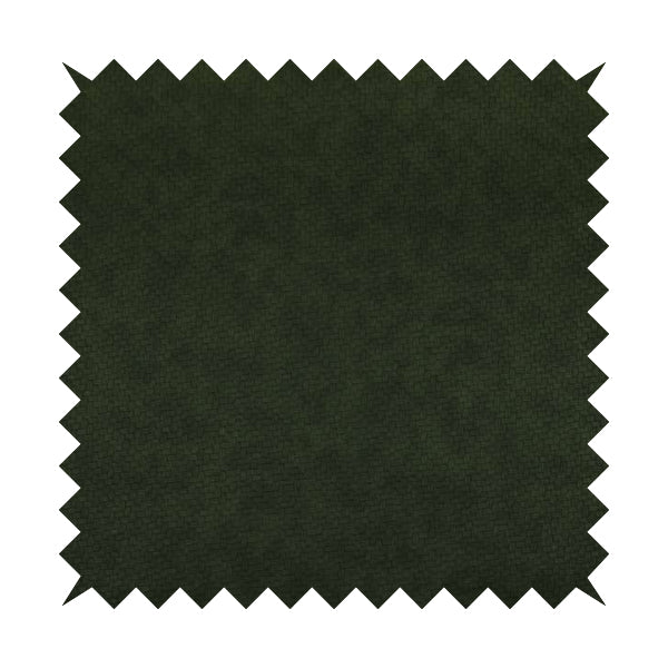 Selvaggio Basket Weave Semi Plain Pattern Faux Leather Upholstery Vinyl In Green Colour