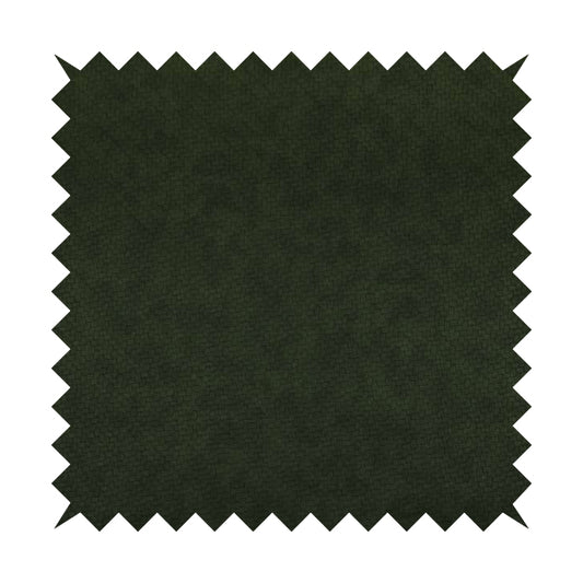 Selvaggio Basket Weave Semi Plain Pattern Faux Leather Upholstery Vinyl In Green Colour