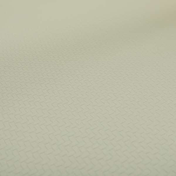 Selvaggio Basket Weave Semi Plain Pattern Faux Leather Upholstery Vinyl In White Colour