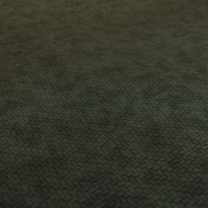 Selvaggio Basket Weave Semi Plain Pattern Faux Leather Upholstery Vinyl In Grey Colour