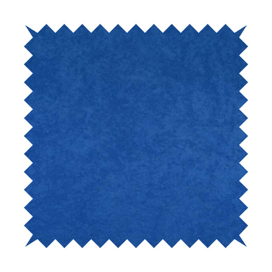 Sicily Soft Lightweight Low Pile Velvet Upholstery Fabric In Cobalt Blue Colours