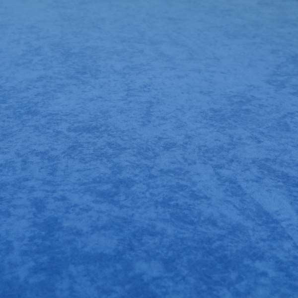 Sicily Soft Lightweight Low Pile Velvet Upholstery Fabric In Cobalt Blue Colours - Handmade Cushions