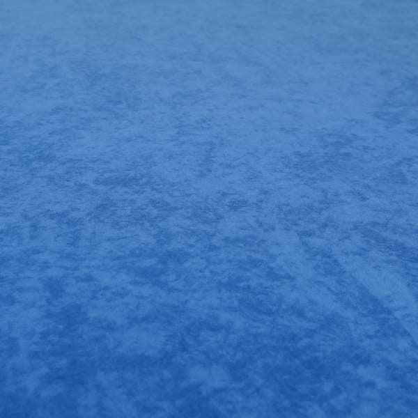 Sicily Soft Lightweight Low Pile Velvet Upholstery Fabric In Cobalt Blue Colours