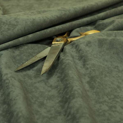 Sicily Soft Lightweight Low Pile Velvet Upholstery Fabric In Grey Colour - Roman Blinds