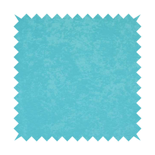 Sicily Soft Lightweight Low Pile Velvet Upholstery Fabric In Light Blue Teal Colour - Roman Blinds