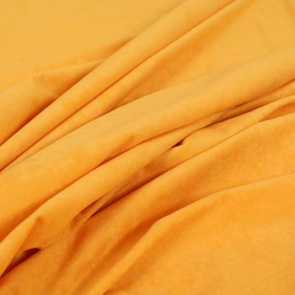 Sicily Soft Lightweight Low Pile Velvet Upholstery Fabric In Mango Colours - Roman Blinds