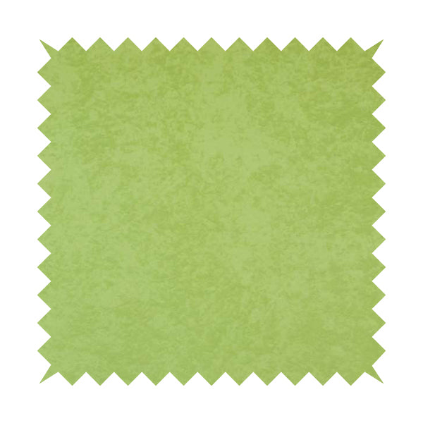 Sicily Soft Lightweight Low Pile Velvet Upholstery Fabric In Lime Green Colour - Handmade Cushions