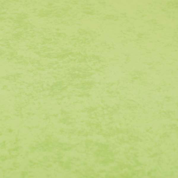 Sicily Soft Lightweight Low Pile Velvet Upholstery Fabric In Lime Green Colour