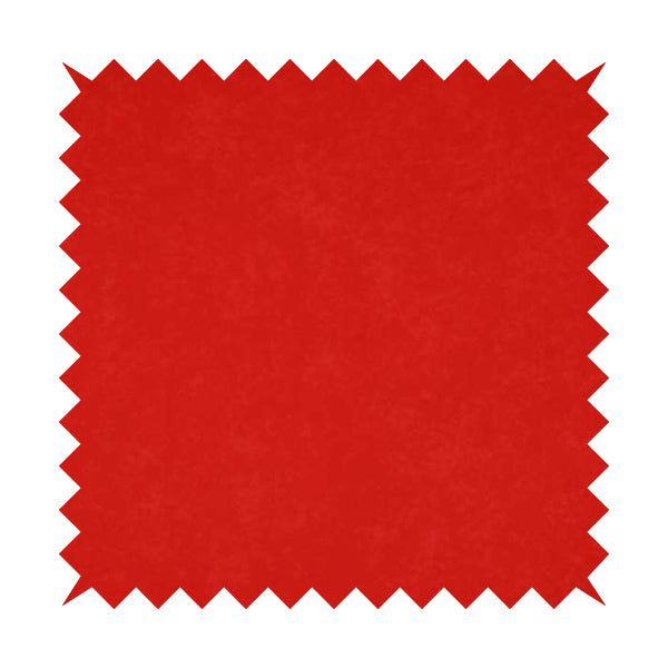 Sicily Soft Lightweight Low Pile Velvet Upholstery Fabric In Red Colour - Roman Blinds