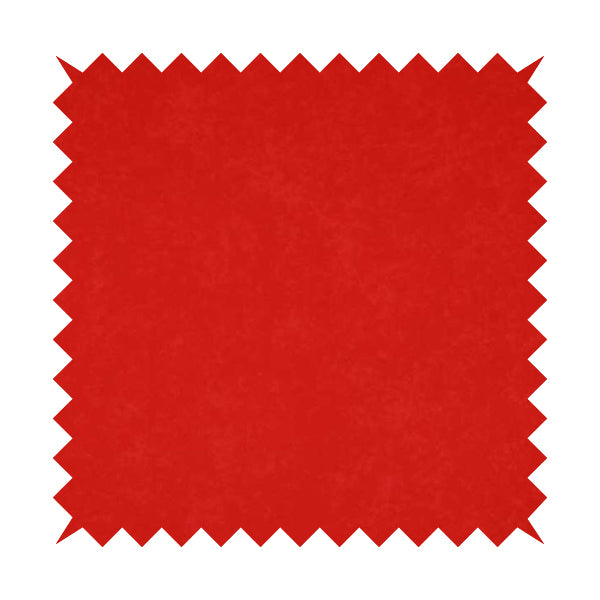 Sicily Soft Lightweight Low Pile Velvet Upholstery Fabric In Red Colour