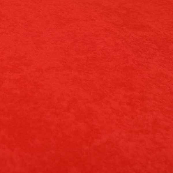 Sicily Soft Lightweight Low Pile Velvet Upholstery Fabric In Red Colour - Roman Blinds