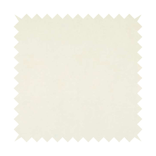 Sicily Soft Lightweight Low Pile Velvet Upholstery Fabric In Ivory Cream Colour - Handmade Cushions