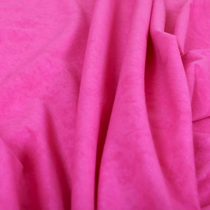 Sicily Soft Lightweight Low Pile Velvet Upholstery Fabric In Lipstick Pink Colour - Made To Measure Curtains