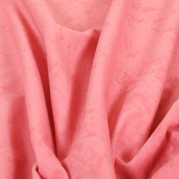 Sicily Soft Lightweight Low Pile Velvet Upholstery Fabric In Pink Colour - Made To Measure Curtains