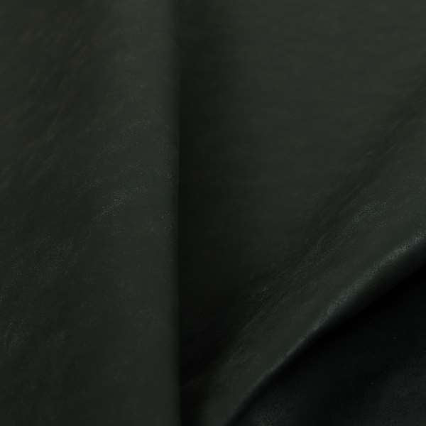 Sienna Faux Nubuck Black Colour Leather Soft Semi Sueded Finish Upholstery Fabric